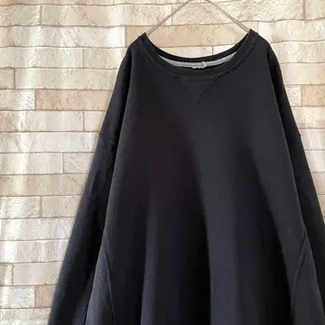 러셀 맨투맨 무지 속기모 블랙