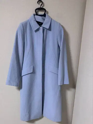 en quete 앙케이트 스카이블루 롱 코트 플랑드르