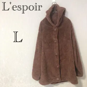 시마무라 모코모코 가운 코트 L'espoir [ L ] 후드 부착 룸웨어