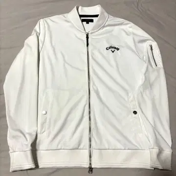 캘러웨이 화이트 자켓 MA-1 타입 M 사이즈 Callaway