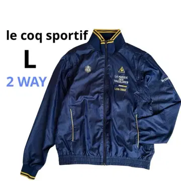 르꼬끄 스포르티브 집업 블루종 2way 자수 L 트랙 자켓