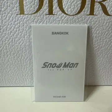 Snow Man 1st POP-UP 방콕 포토 카드 D 아베 료헤이