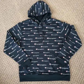 Champion 네이비 후드티 XL