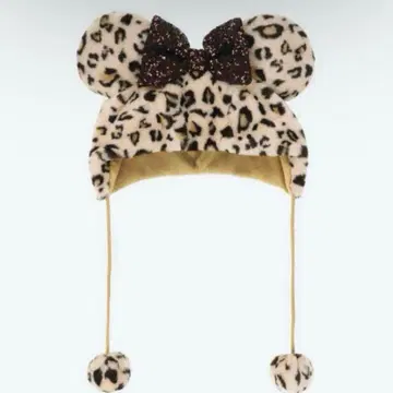 미니 팬캡 디즈니 표범 무늬