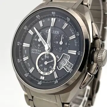 [가동] 시티즌 월드 타임 아테사 에코 드라이브 손목시계 크로노그래프