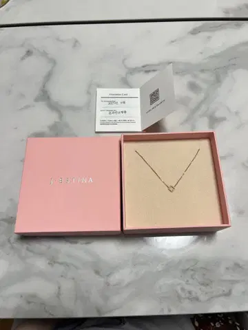 J ESTINA 목걸이 클로버