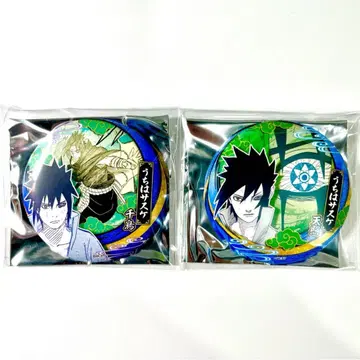 NARUTO 중국 상하이 점프샵 캔뱃지 우치하 사스케 N10