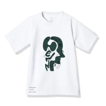 MANIA MARKET 그래픽 T셔츠 A1 화이트