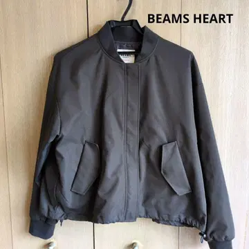 BEAMS HEART 숏 기장 블루종 미사용