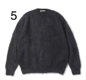 AURALEE BRUSHED SUPERKID MOHAIR KNIT 5