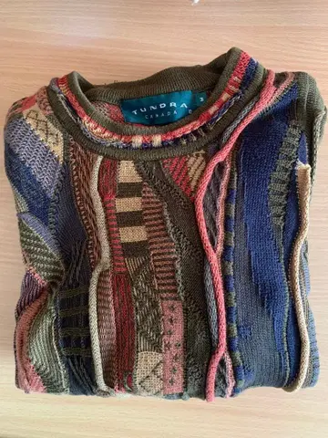 TUNDRA 멀티 컬러 니트 스웨터