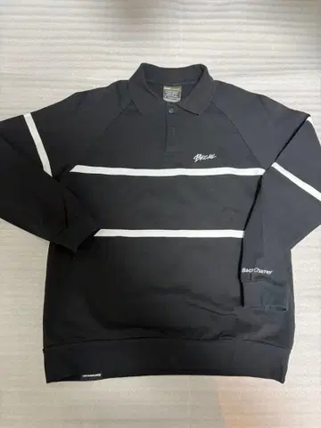 BackChannel 블랙 피케 셔츠 L 사이즈