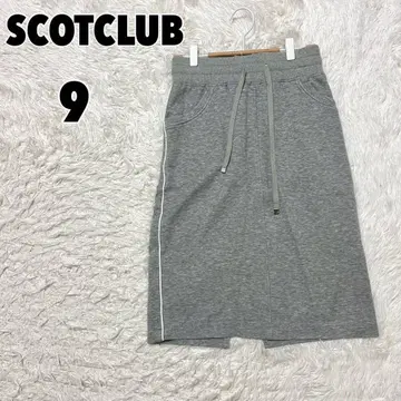 SCOTCLUB 스콧 클럽 사이드 라인 맨투맨 타이트 스커트