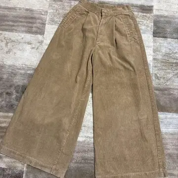 EDGE OF LINE 코듀로이 와이드 팬츠 F 사이즈 면 100%