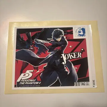 페르소나 5X 산토리 콜라보 캔 라벨 조커