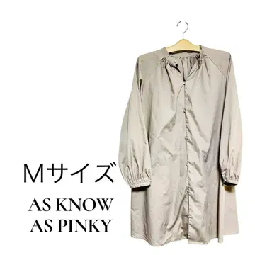 [하자품] AS KNOW AS PINKY M 사이즈 셔츠 원피스