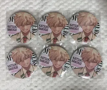 점프 GIGA 전사 바쿠고 카츠키 캔뱃지 6개 세트