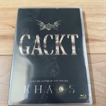 새상품 GACKT 20th ANNIVERSARY KHAOS Blu-Ray