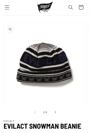 EVILACT SNOWMAN BEANIE