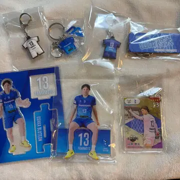 야마모토 선수 13 오사카 블루텐 굿즈 세트