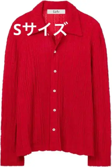 Sefr(세퍼) riku shirt ruby merino S 사이즈