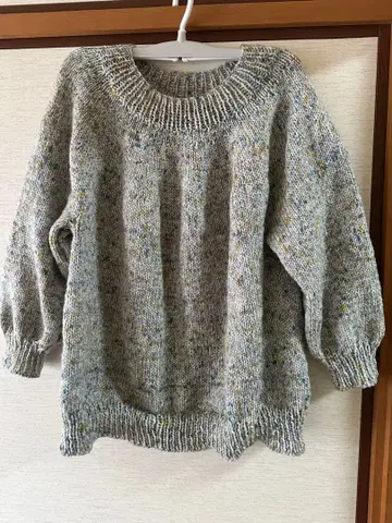 KASUMI 긴팔 니트 스웨터 그레이 계열