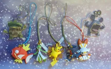 포켓몬스터 스트랩 키링 7종 세트