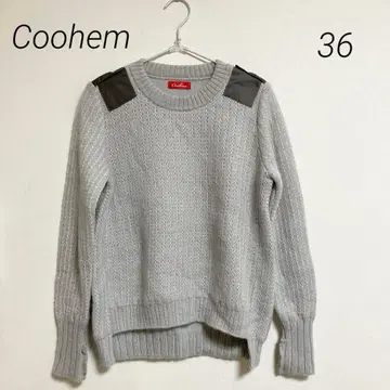 0610 Coohem 코헨 그레이 니트 스웨터 36
