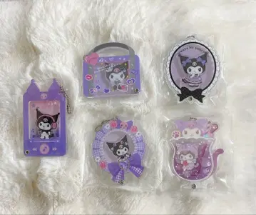 산리오 커스텀 아크릴 참 쿠로미 세트