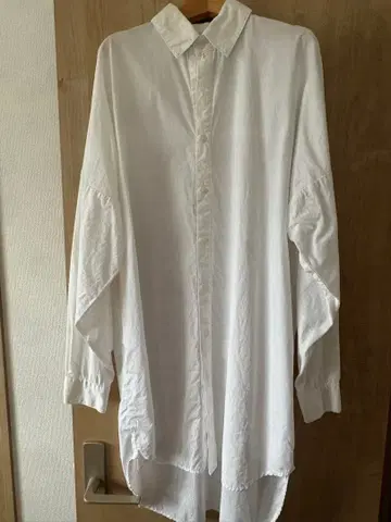 GGD 화이트 롱 셔츠 일본제