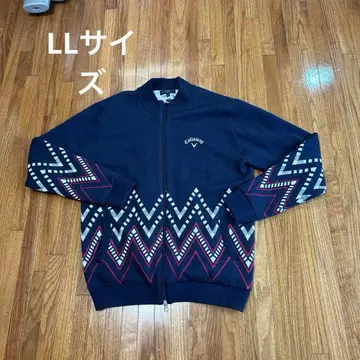 캘러웨이 니트 자켓 LL 네이비