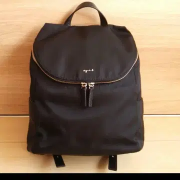 새상품급 agnes b. 백팩 * 블랙 백팩 에네스베