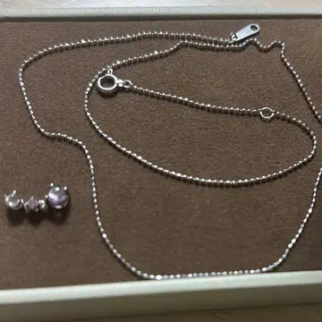 컷 볼 체인 40cm K10WG