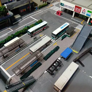 [ 미니멀리스트 ] N 게이지 사양 버스터미널 & 버스 세트