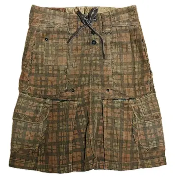 마리떼 프랑소와 저버 캐주얼 체크 무늬 스커트