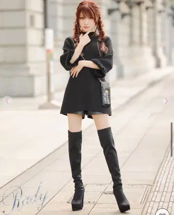 Rady 천재 슬림 레그 니하이 부츠