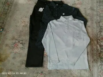 풋조이 피케 셔츠 긴팔 2장 팬츠 포함