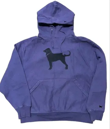 90s 빈티지 개 후드티 BLACK DOG