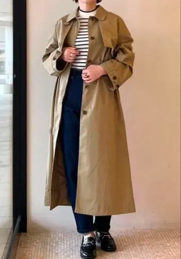 beams heart 오버 요크 롱 코트