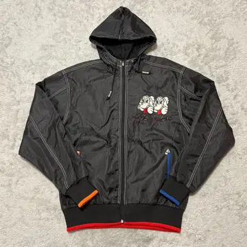 LOUIS VERSUS 나일론 자켓 도그 자수 후디 BZ73