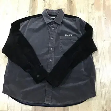 XLARGE 코듀로이 셔츠 XL 그레이