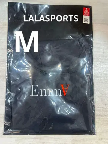 그랑 LALA SPORTS EmmV Pump T셔츠 M 사이즈 블랙