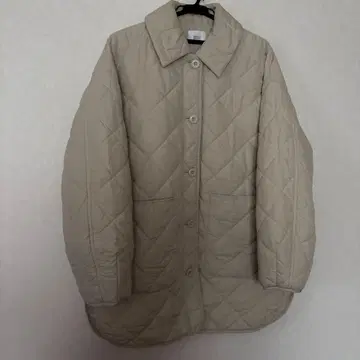 LOWRYS FARM 퀼팅 자켓 아이보리