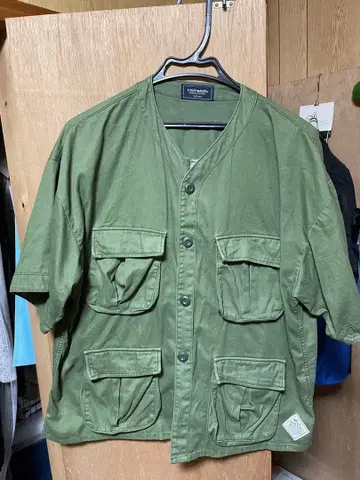 KRIFF MAYER 워크 셔츠 올리브 그린