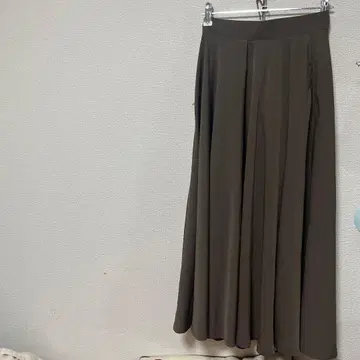 CHRISTIAN AUJARD 다크 브라운 플레어 스커트 빈티지