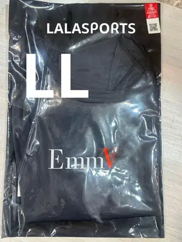 LALA SPORTS GRAM 블랙 T셔츠 LL 사이즈