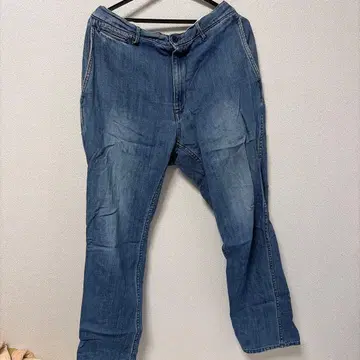 back number 블루 데님 팬츠 스트레이트 스타일