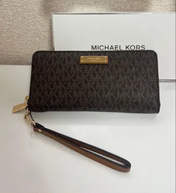 MICHAEL KORS 모노그램 장지갑