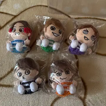 칸쟈니에이또 봉제 인형 5체 세트