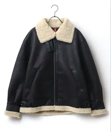 ALPHA 페이크 무스탕 자켓